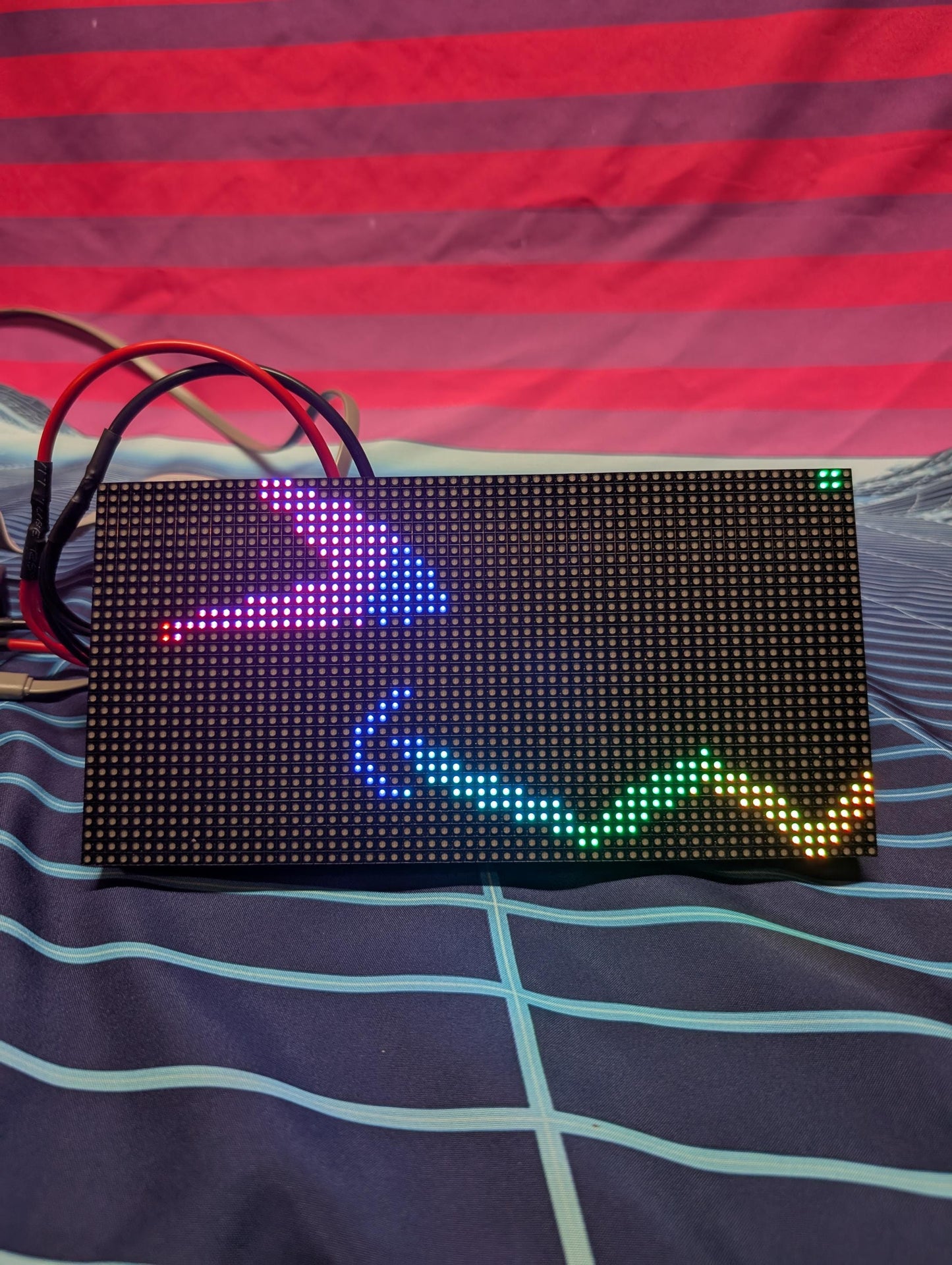 Protogen face head LED display kit