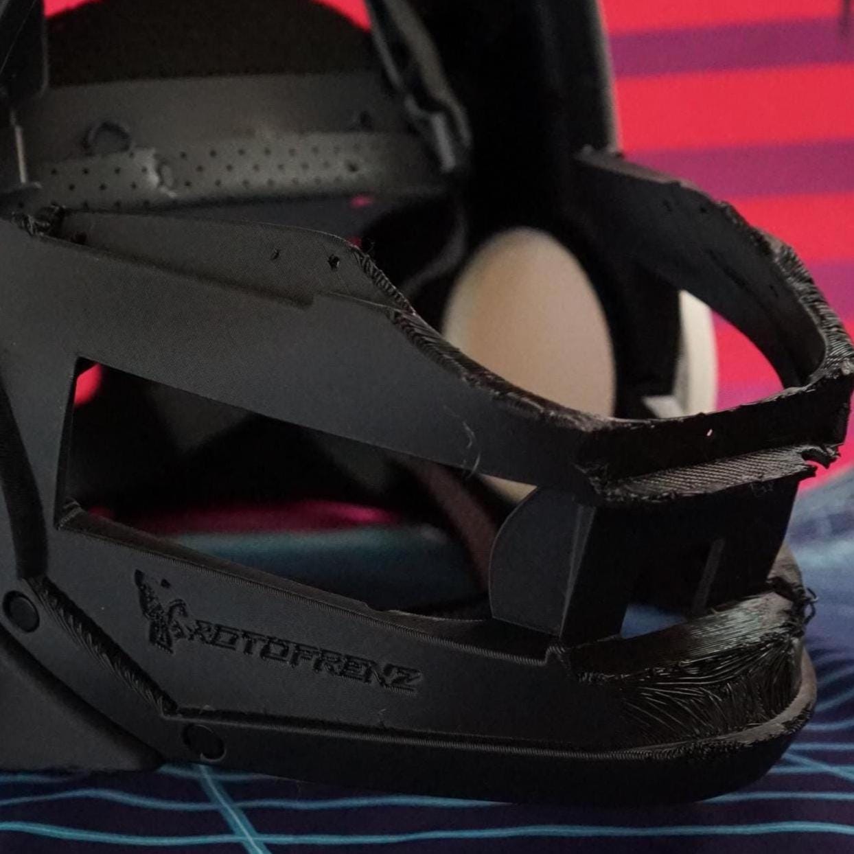 PROTOFRENZ protogen furry helmet head frame with magnetized visor