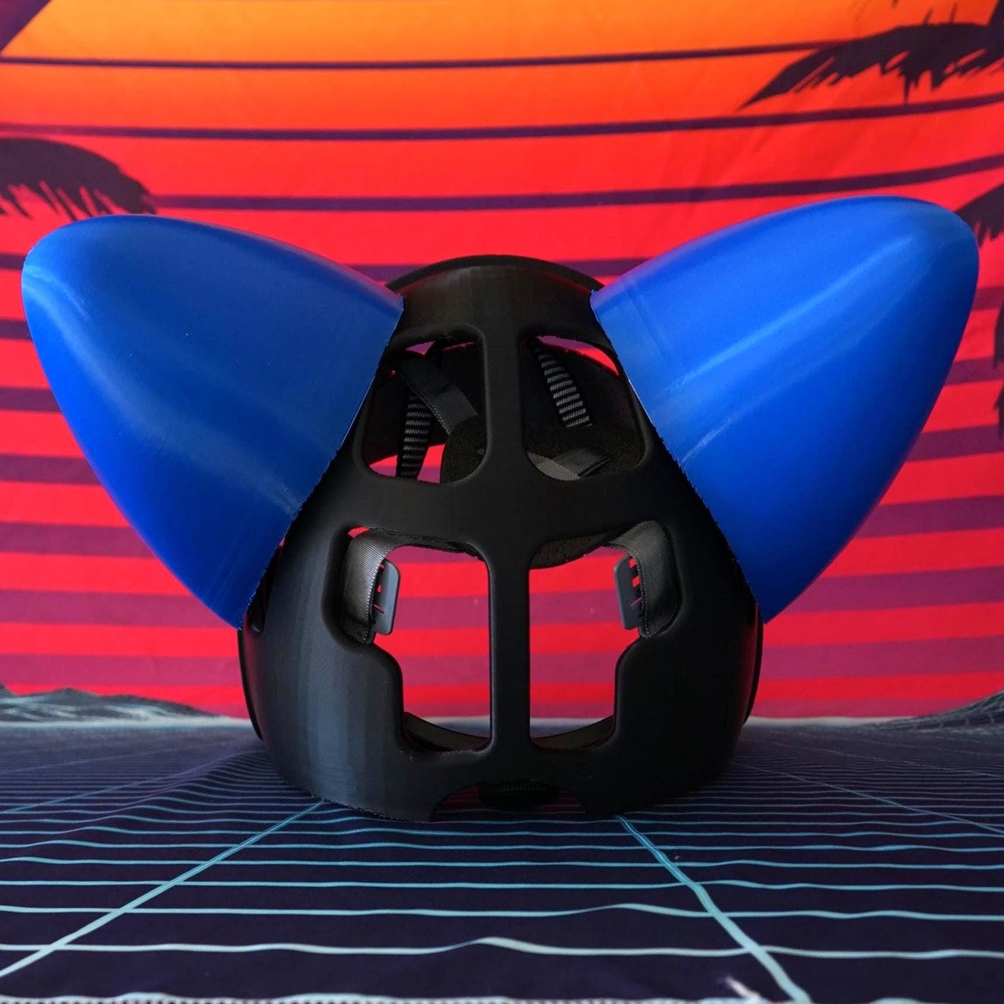 Protogen Furry Cosplay Cat Kitten Ears Fursuit