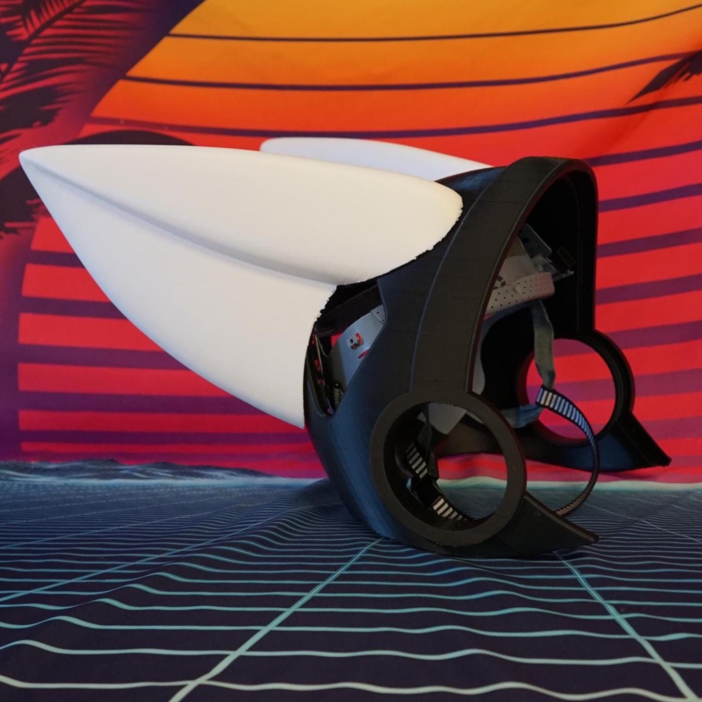 Protogen Furry Cosplay Stylized Wolf Fox Ears Fursuit