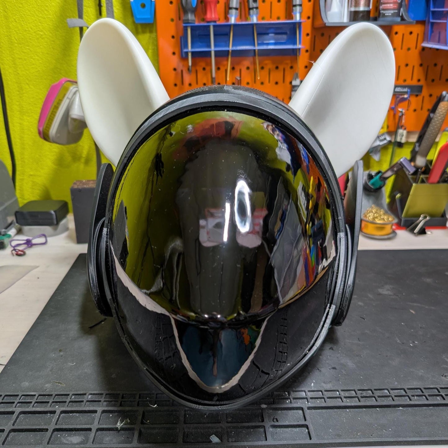 Mouse Ears Protogen Furry Cosplay Stylized Fursuit EARS ONLY