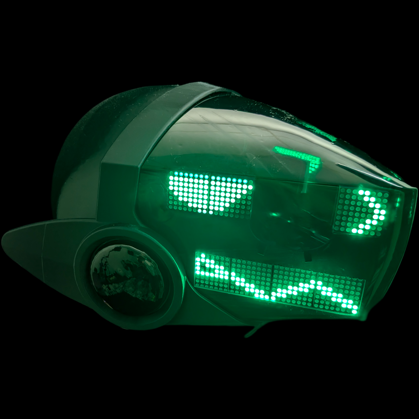 Protogen Head MK3 ProtoFrenz Studio — LED Display, MAX7219 or HUB75, Boop Sensor, Talking Mouth, Sensor Kit