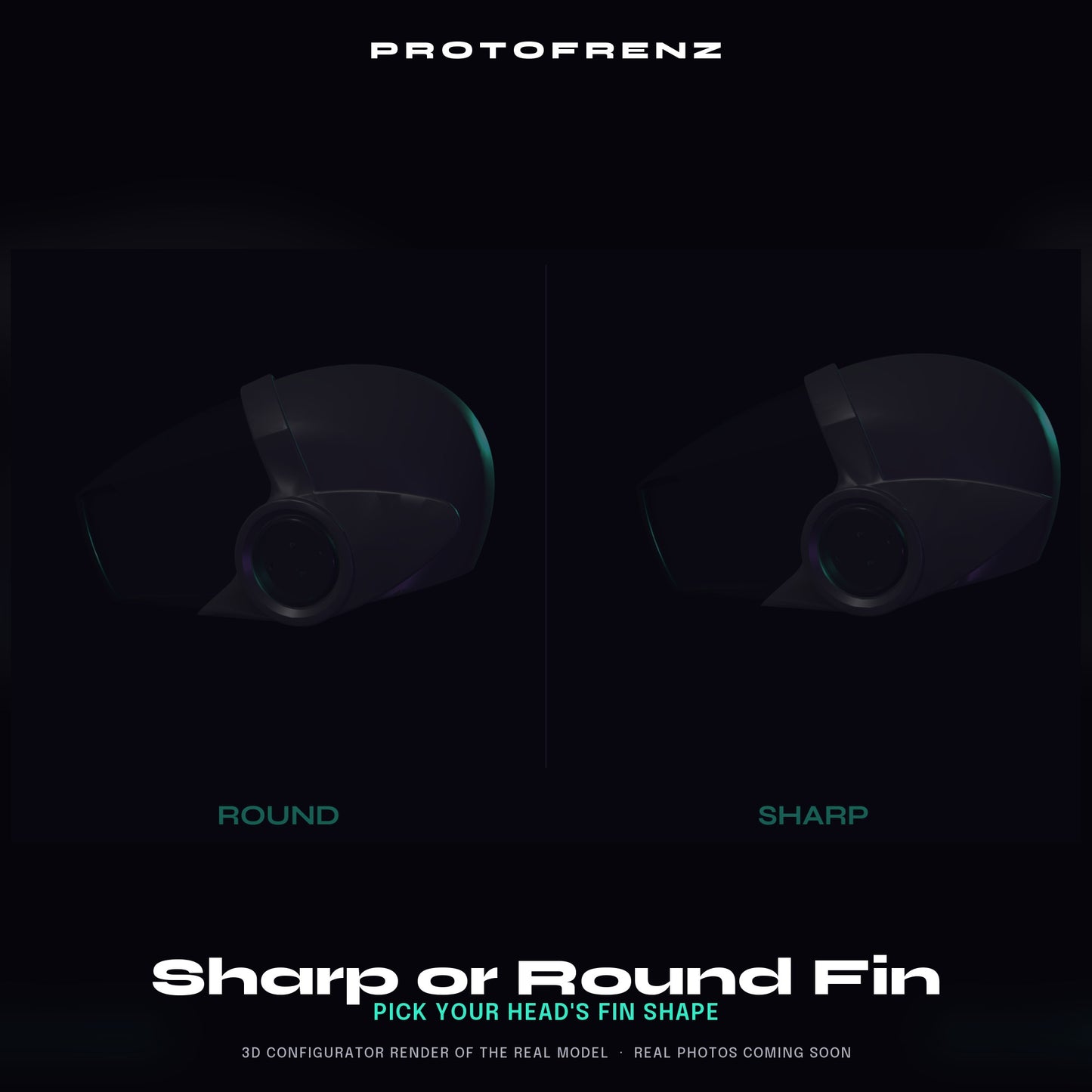 Protogen Head MK5 Starter Kit ProtoFrenz — WF1 Full-Color LED Panel, Fully Assembled, App Controlled, Fursuit Head
