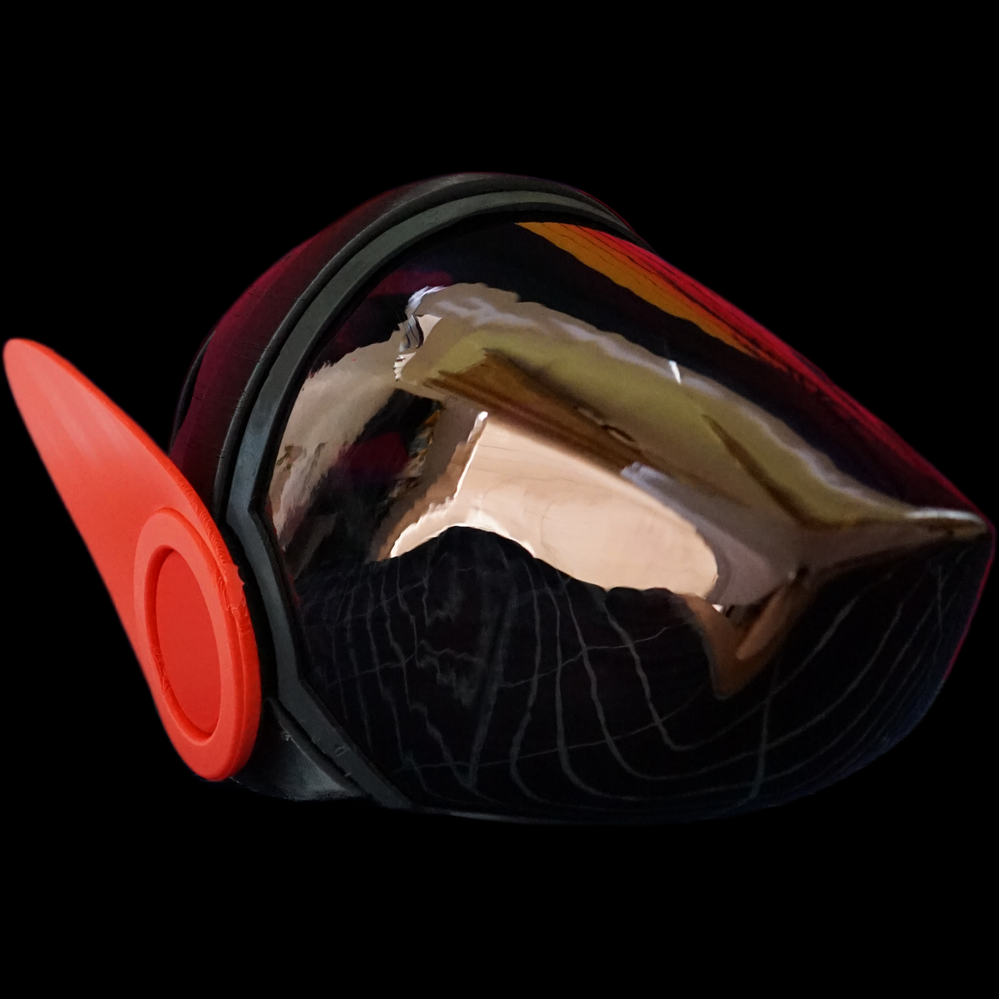 Protogen Head Base ProtoFrenz Cipher — 3D Printed Squared, No Electronics, Paint or Fur Ready, All Displays