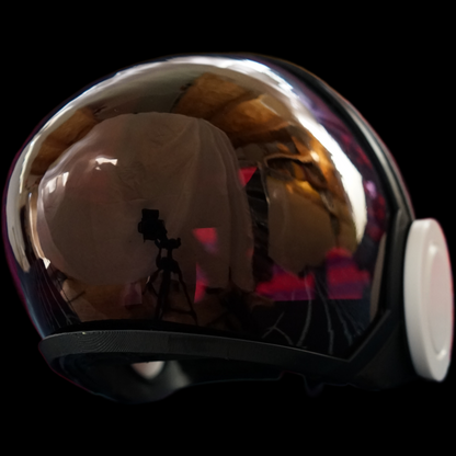 Protogen Head Base ProtoFrenz Iris — 3D Printed Rounded, No Electronics, Paint or Fur Ready, MAX7219