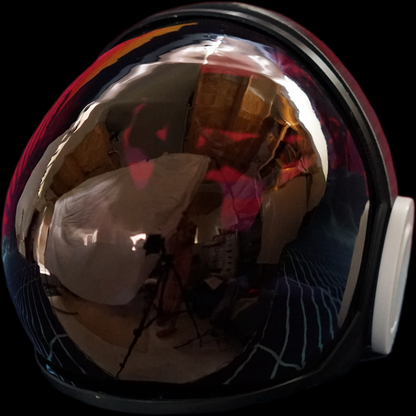 Protogen Head Base ProtoFrenz Iris — 3D Printed Rounded, No Electronics, Paint or Fur Ready, MAX7219