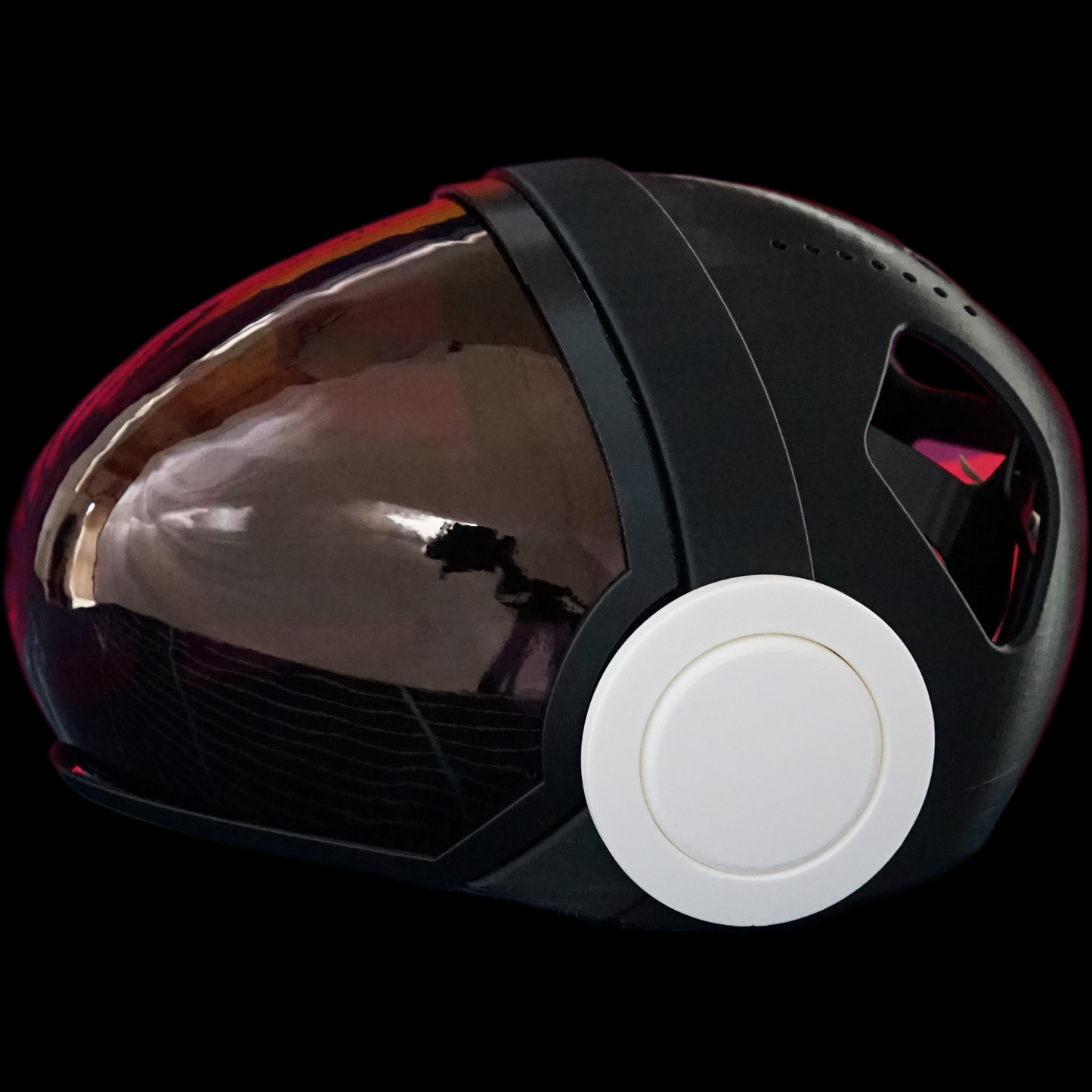 Protogen Head Base ProtoFrenz Iris — 3D Printed Rounded, No Electronics, Paint or Fur Ready, MAX7219