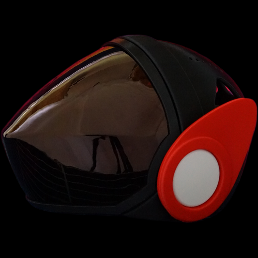 Protogen Head Base ProtoFrenz Nyx — 3D Printed Pointed, No Electronics, Paint or Fur Ready, MAX7219