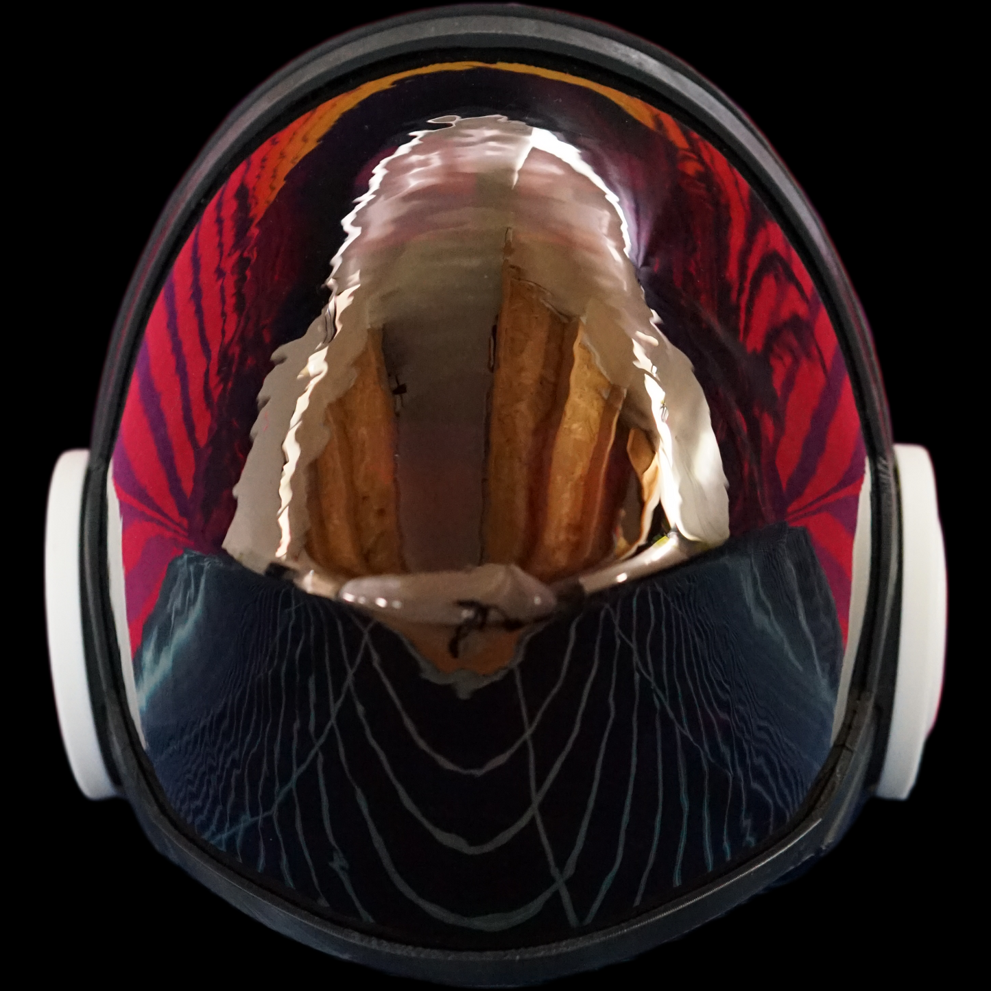Protogen Head Base ProtoFrenz Nyx — 3D Printed Pointed, No Electronics, Paint or Fur Ready, MAX7219