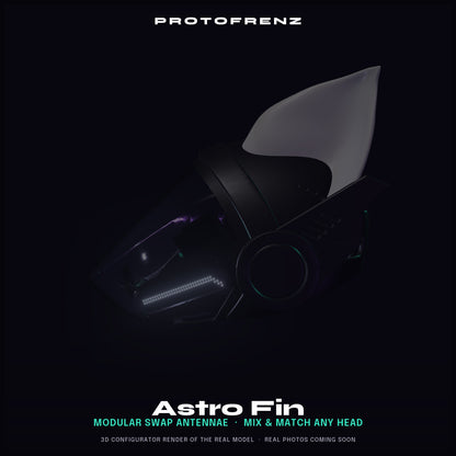 ProtoFrenz Protogen Fins — Modular Swap Antennae, Multiple Styles, ProtoFrenz Head Compatible, 3D Printed