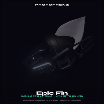 ProtoFrenz Protogen Fins — Modular Swap Antennae, Multiple Styles, ProtoFrenz Head Compatible, 3D Printed