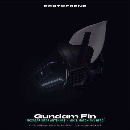 ProtoFrenz Protogen Fins — Modular Swap Antennae, Multiple Styles, ProtoFrenz Head Compatible, 3D Printed
