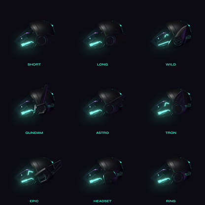 Protogen Head ProtoFrenz Iris — Boop Sensor, Talking Mouth, Fan, LED Matrix | Studio Build