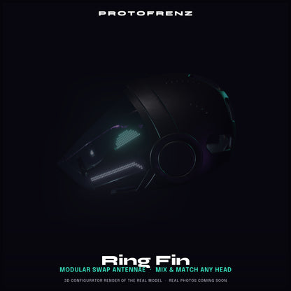 ProtoFrenz Protogen Fins — Modular Swap Antennae, Multiple Styles, ProtoFrenz Head Compatible, 3D Printed
