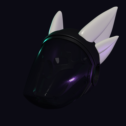 Fox Secondary Ears Protogen Fursuit Cosplay — 3D Printed, TPU or PLA, Fits ProtoFrenz Head Base Dual Ear Mounts