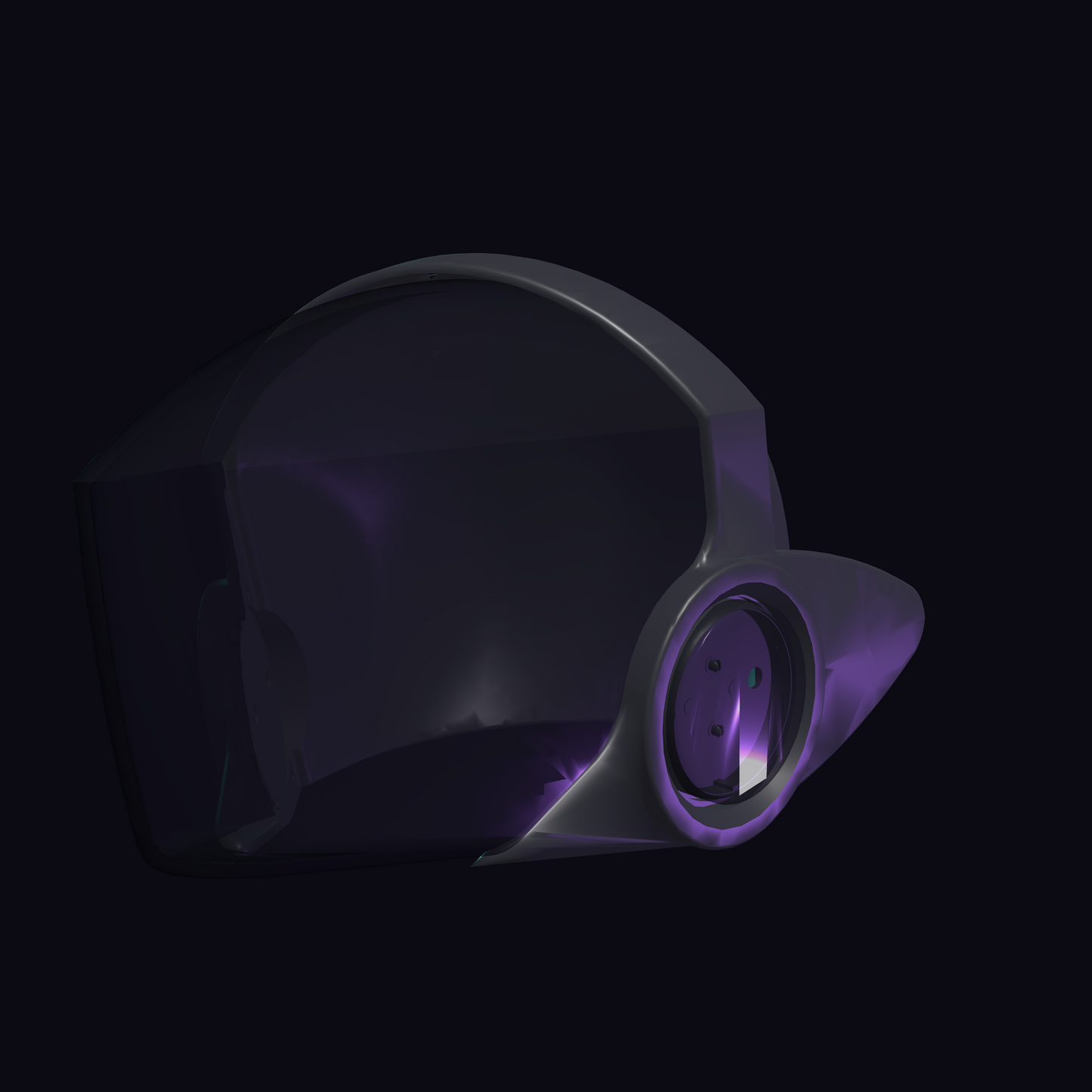 Protogen Head Base MK3 ProtoFrenz — 3D Printed, Fursuit Head, Full-Color Panel & LED Matrix Compatible, Legacy