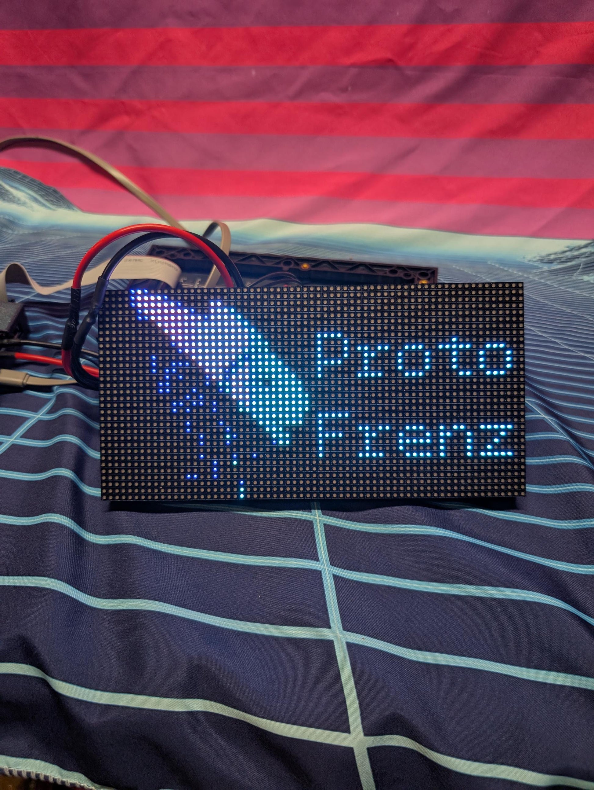 Protogen face head LED display kit