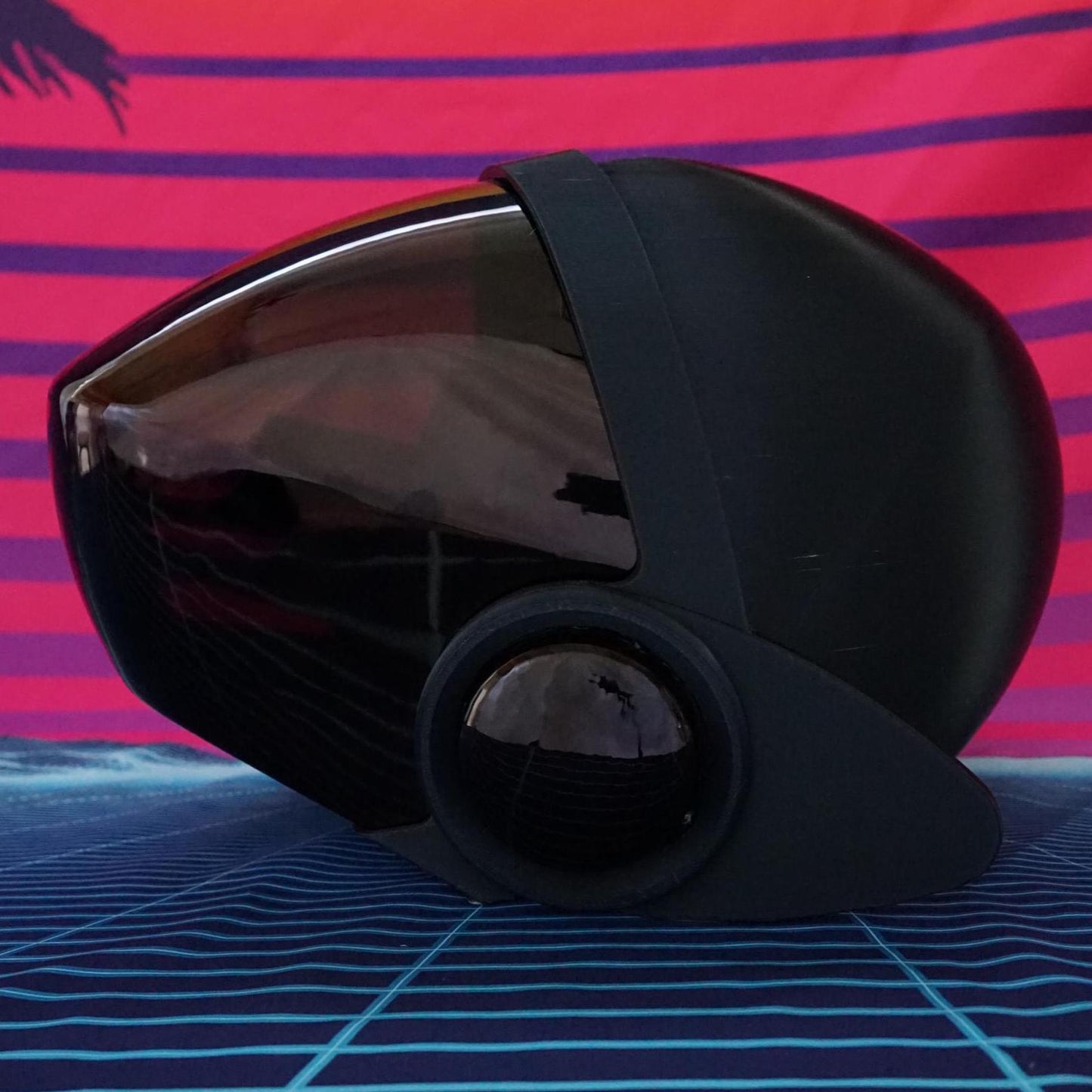 Protogen Furry Head mk2 Helmet with Visor by M16_Studios