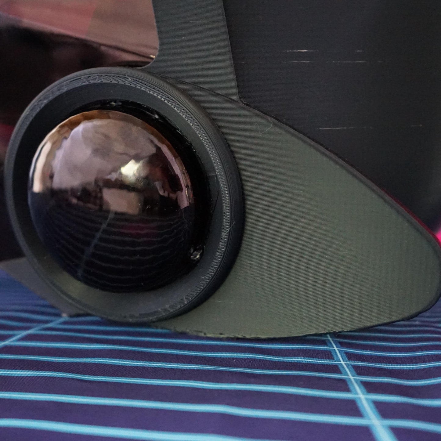 Protogen Furry Head mk2 Helmet with Visor by M16_Studios