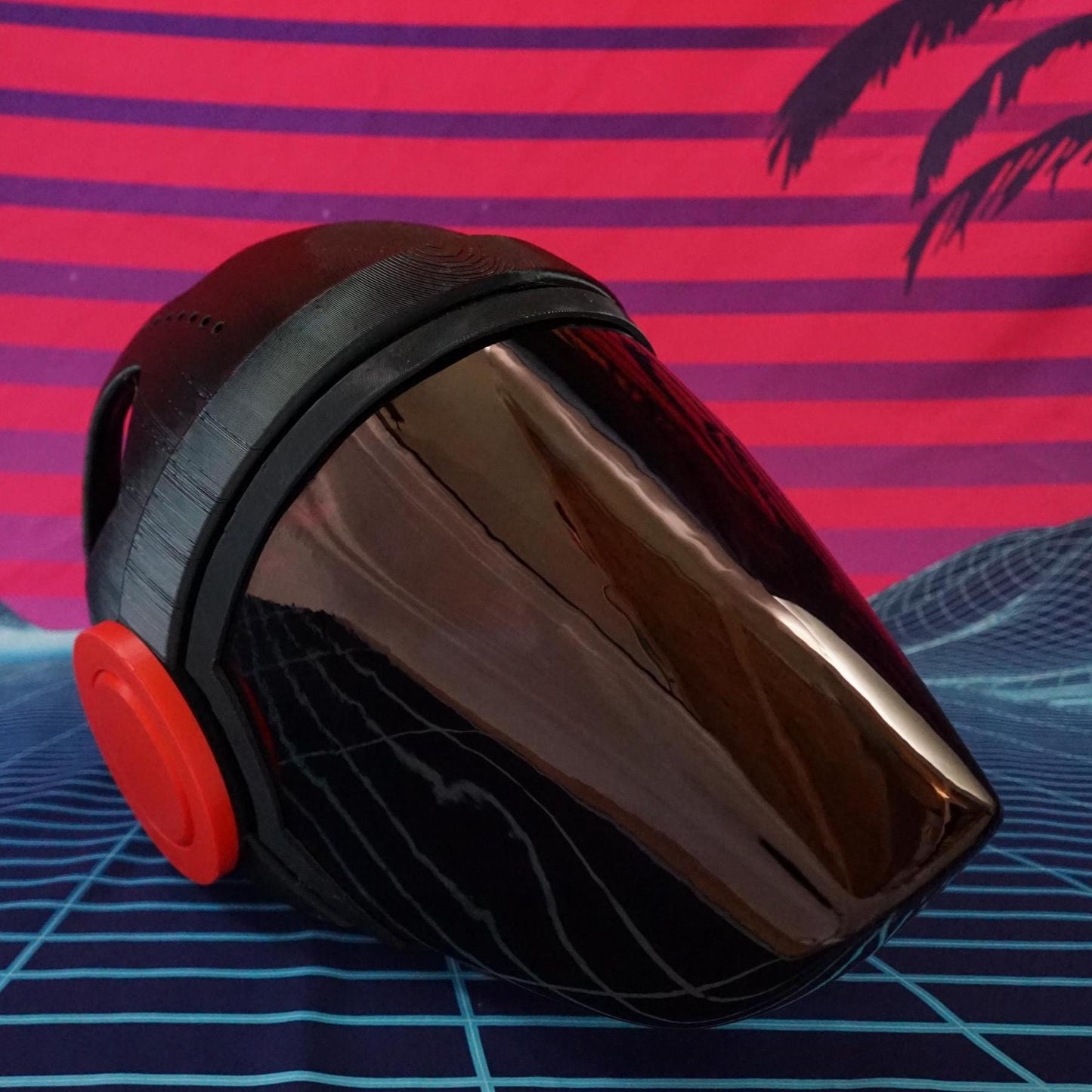 PROTOFRENZ protogen furry helmet head frame with magnetized visor