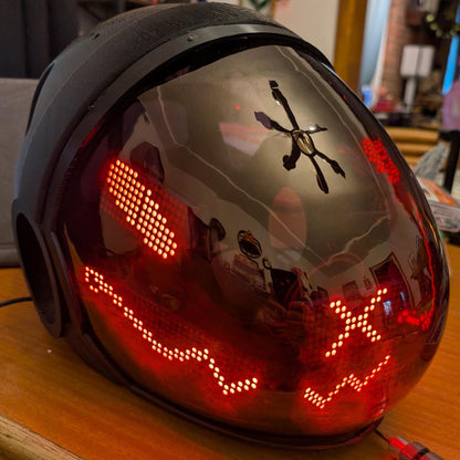 Protogen Interactive Electronics MAX7219 LED Matrix with Boop Sensor, talking mouth, fan ELECTRONICS ONLY