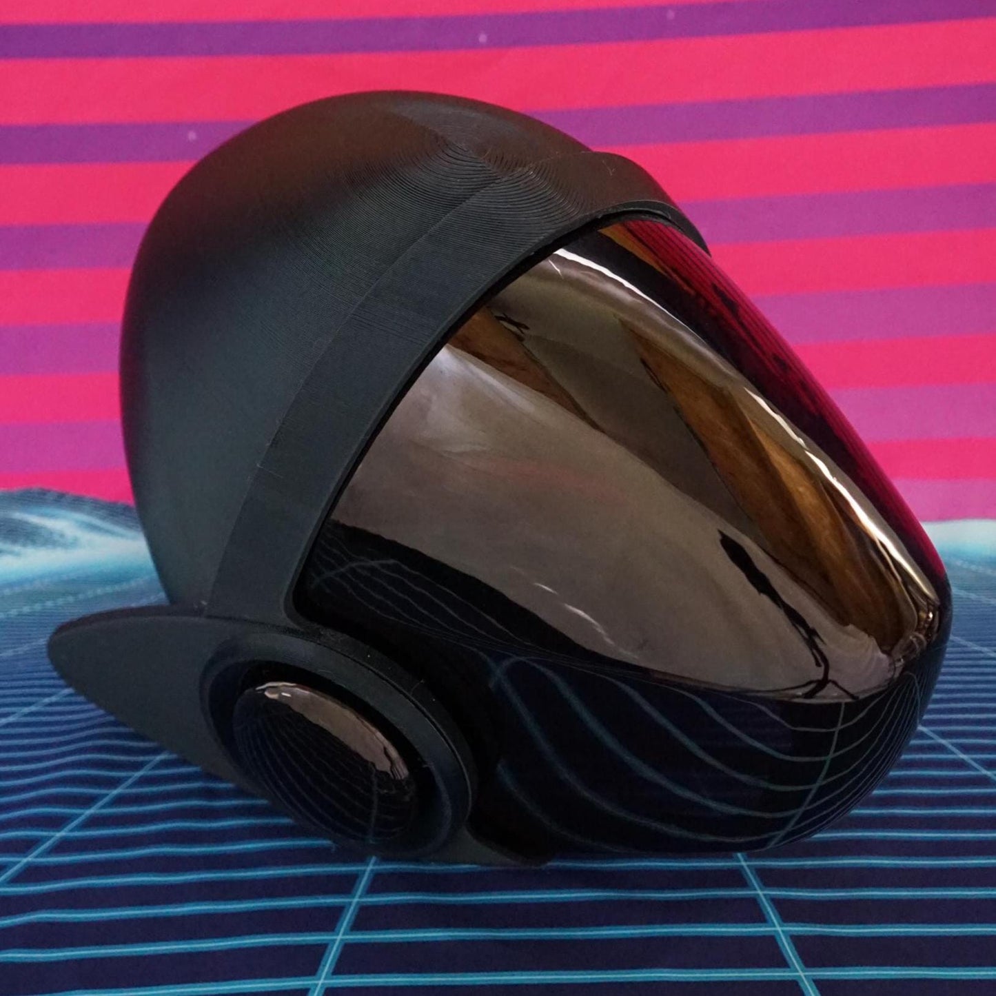 Protogen Furry Head mk2 Helmet with Visor by M16_Studios