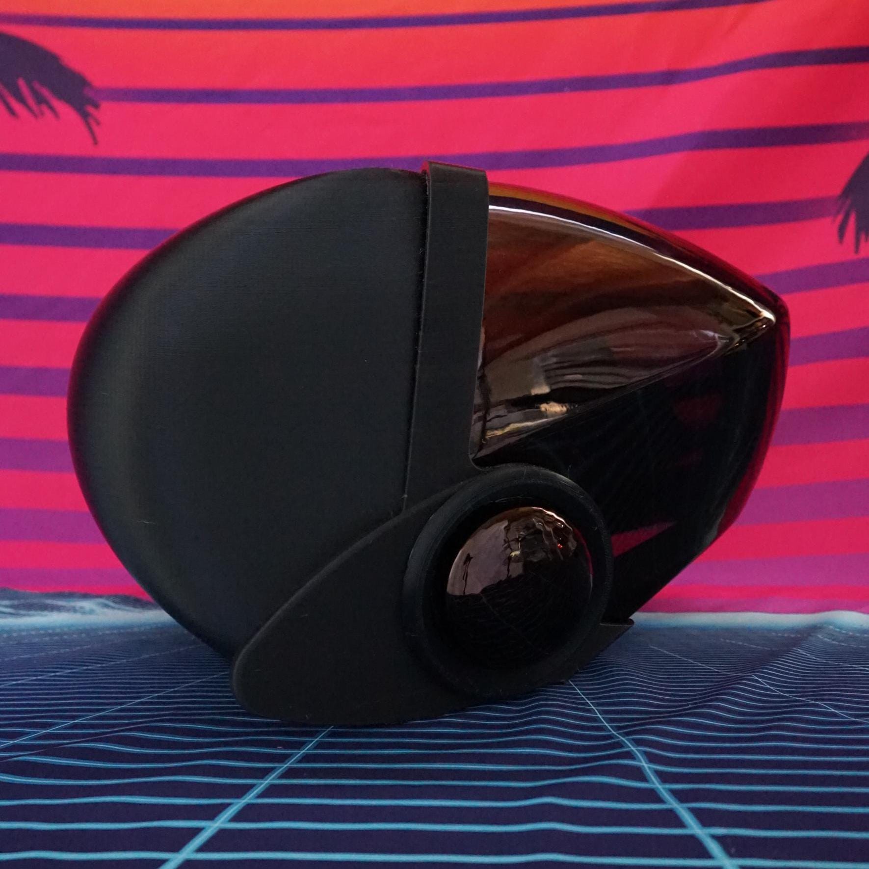 Protogen Furry Head mk2 Helmet with Visor by M16_Studios