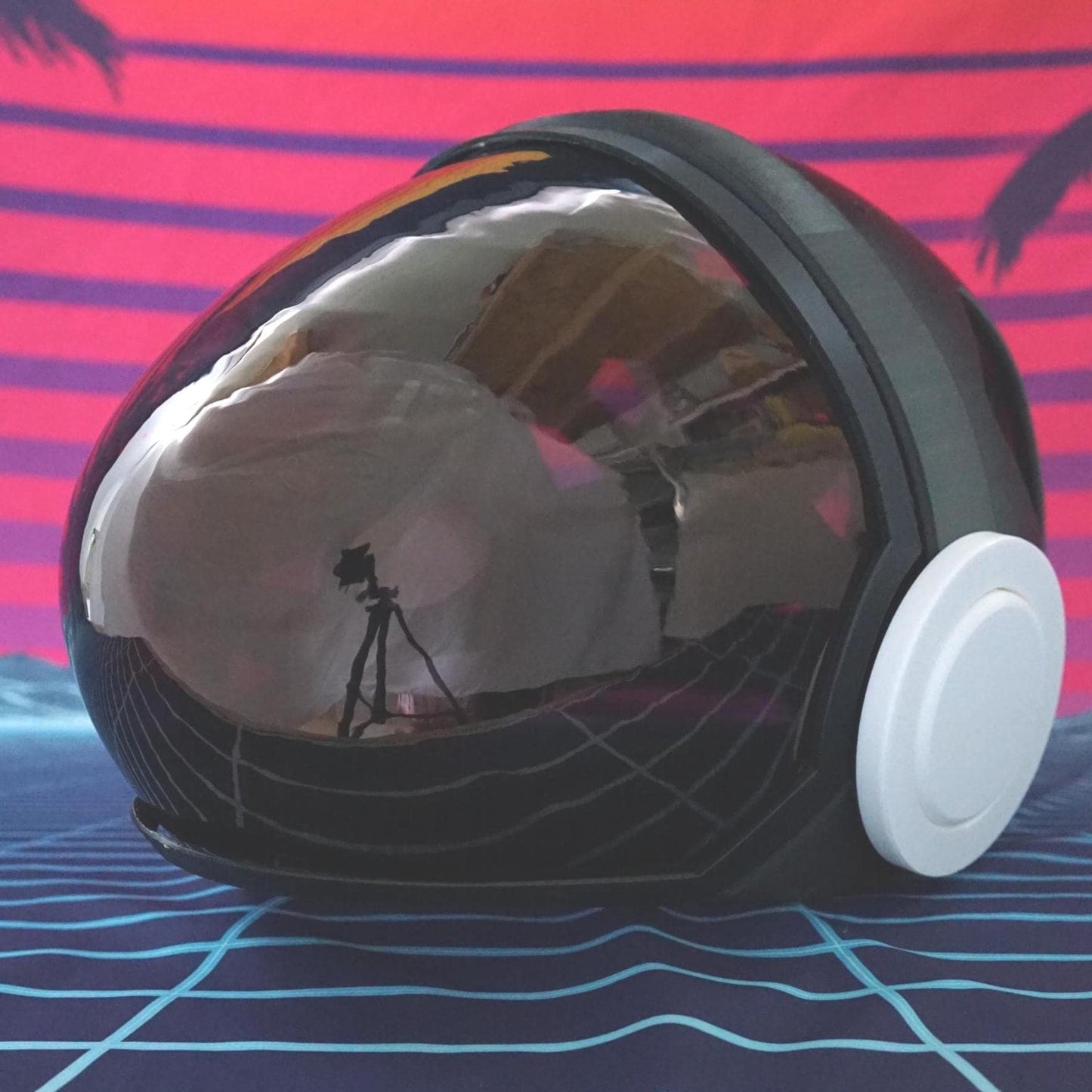 PROTOFRENZ protogen furry helmet head frame with magnetized visor