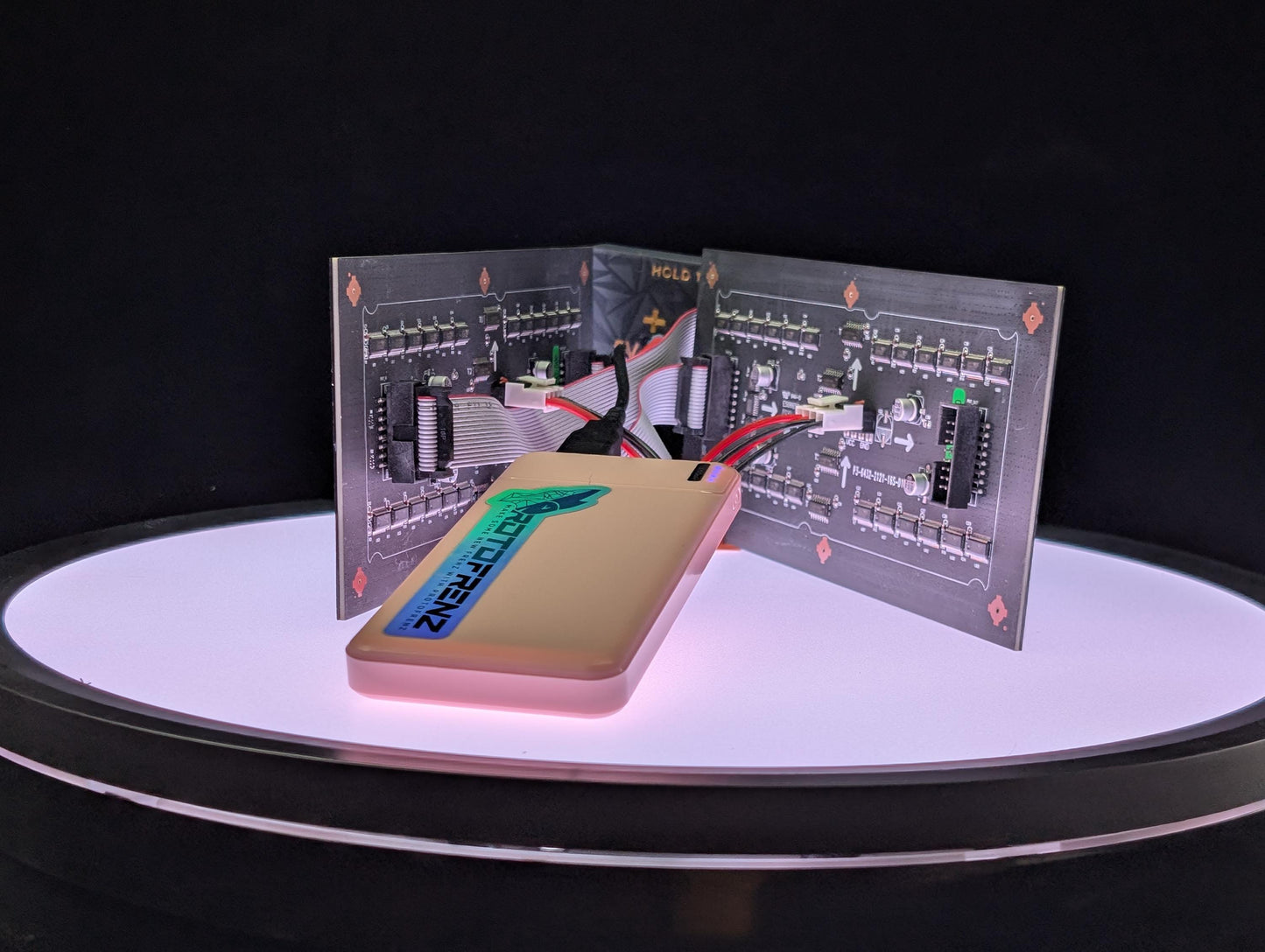 Protogen face head HUB75 LED display kit 192x96mm programmable