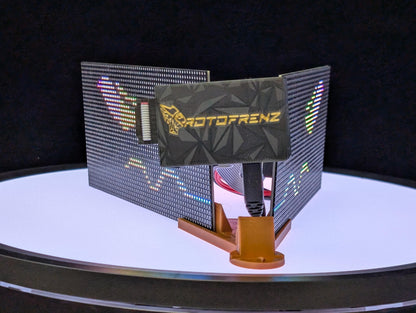 Protogen face head HUB75 LED display kit 192x96mm programmable