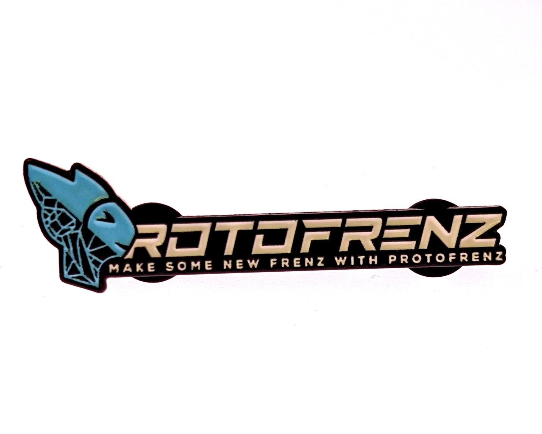 protofrenz-logo-make-some-new-07248 protogen fursuit head, side profile showing fin height and visor depth