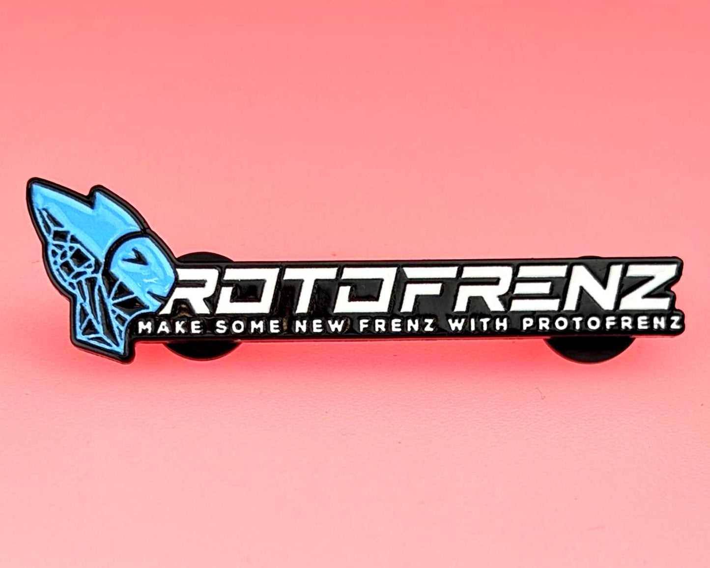 protofrenz-logo-make-some-new-07248 protogen fursuit head, rear 3/4 angle showing back panel and ports