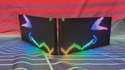 Protogen face head LED display kit