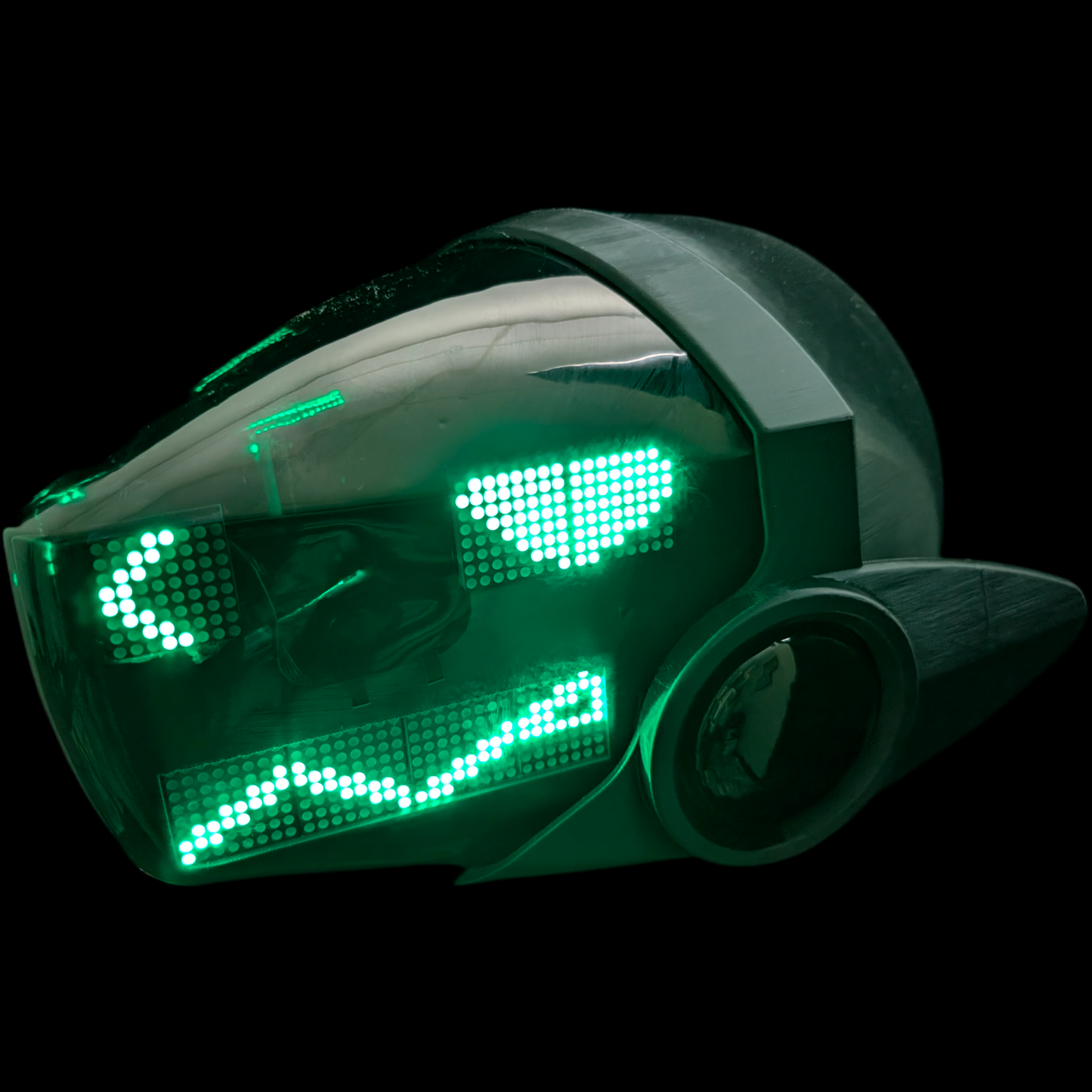 Protogen Head MK3 ProtoFrenz Studio — LED Display, MAX7219 or HUB75, Boop Sensor, Talking Mouth, Sensor Kit