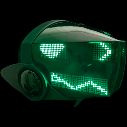 Protogen Head MK3 ProtoFrenz Studio — LED Display, MAX7219 or HUB75, Boop Sensor, Talking Mouth, Sensor Kit