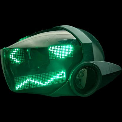 Protogen Head MK3 ProtoFrenz Studio — LED Display, MAX7219 or HUB75, Boop Sensor, Talking Mouth, Sensor Kit