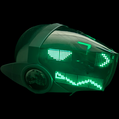 Protogen Head MK3 ProtoFrenz Studio — LED Display, MAX7219 or HUB75, Boop Sensor, Talking Mouth, Sensor Kit