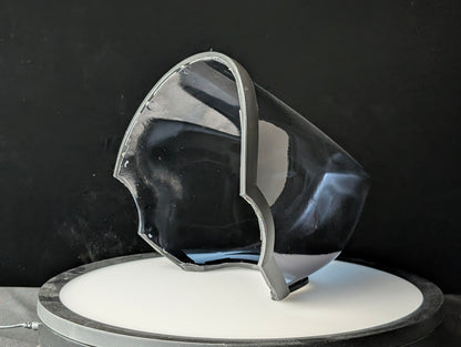 ProtoFrenz Cipher (Squared) Visor — PETG Tinted Black, Magnetic Frame Included
