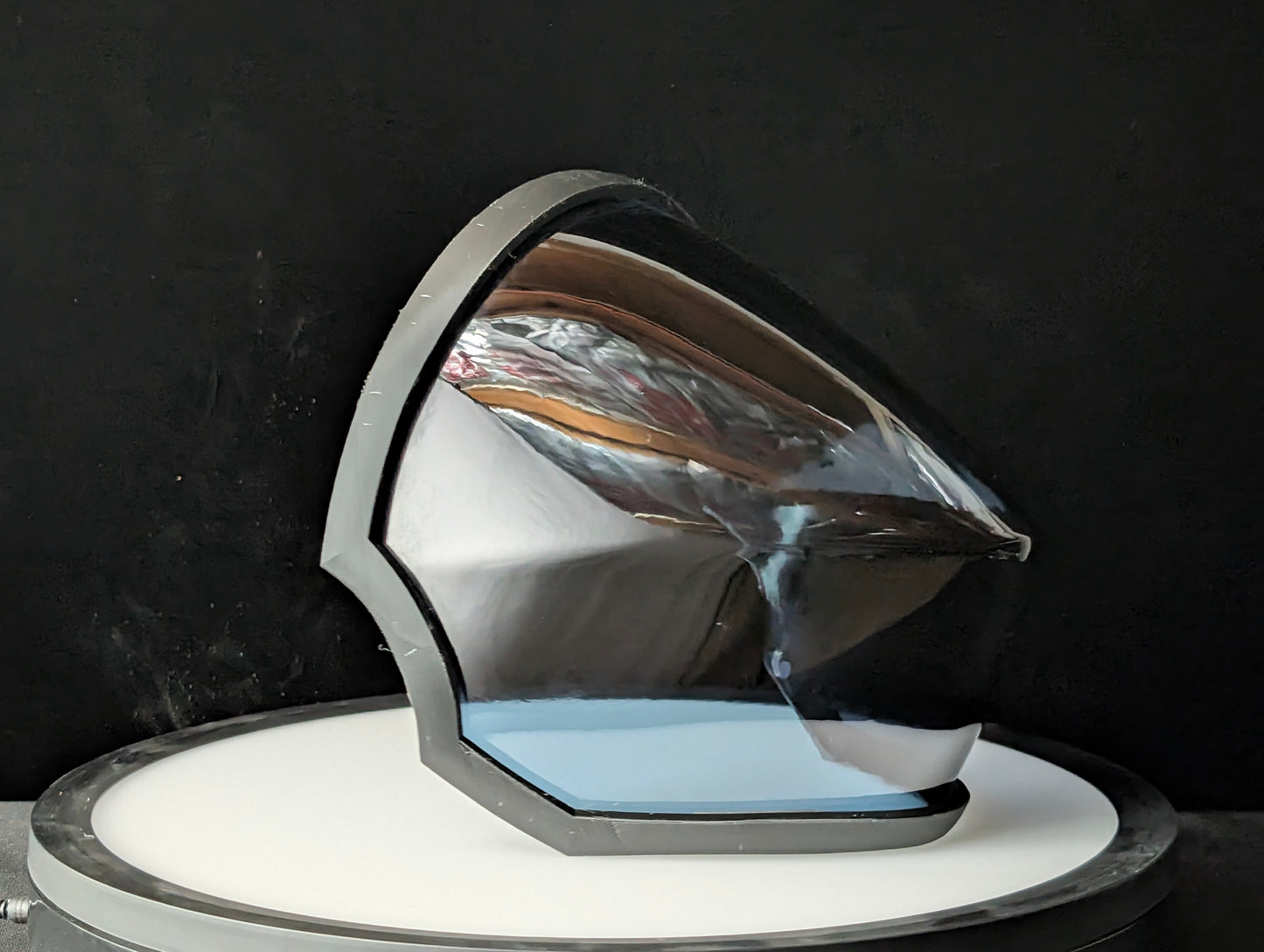 ProtoFrenz Nyx (Pointed) Visor — PETG Tinted Black, Magnetic Frame Included