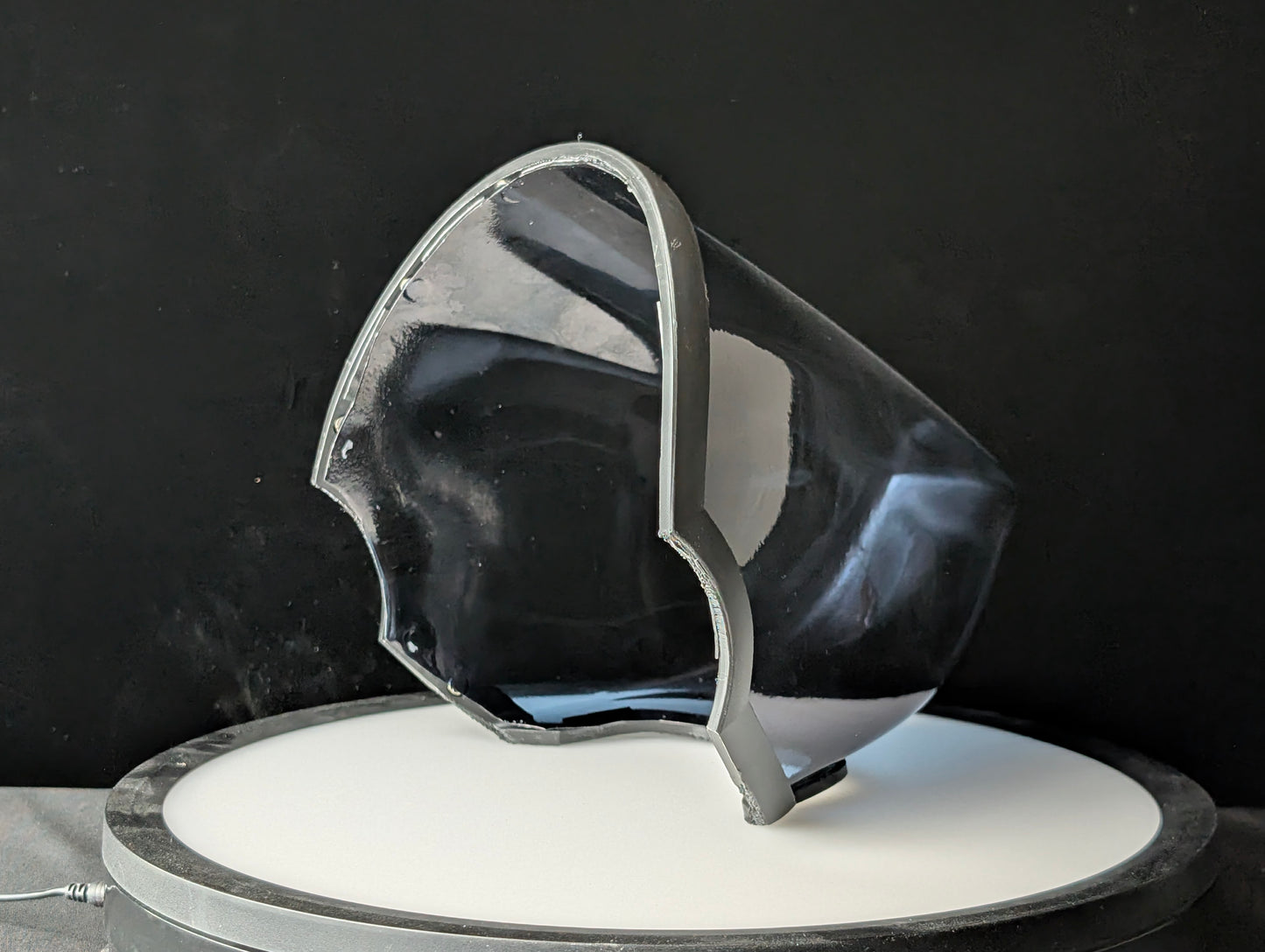 ProtoFrenz Nyx (Pointed) Visor — PETG Tinted Black, Magnetic Frame Included
