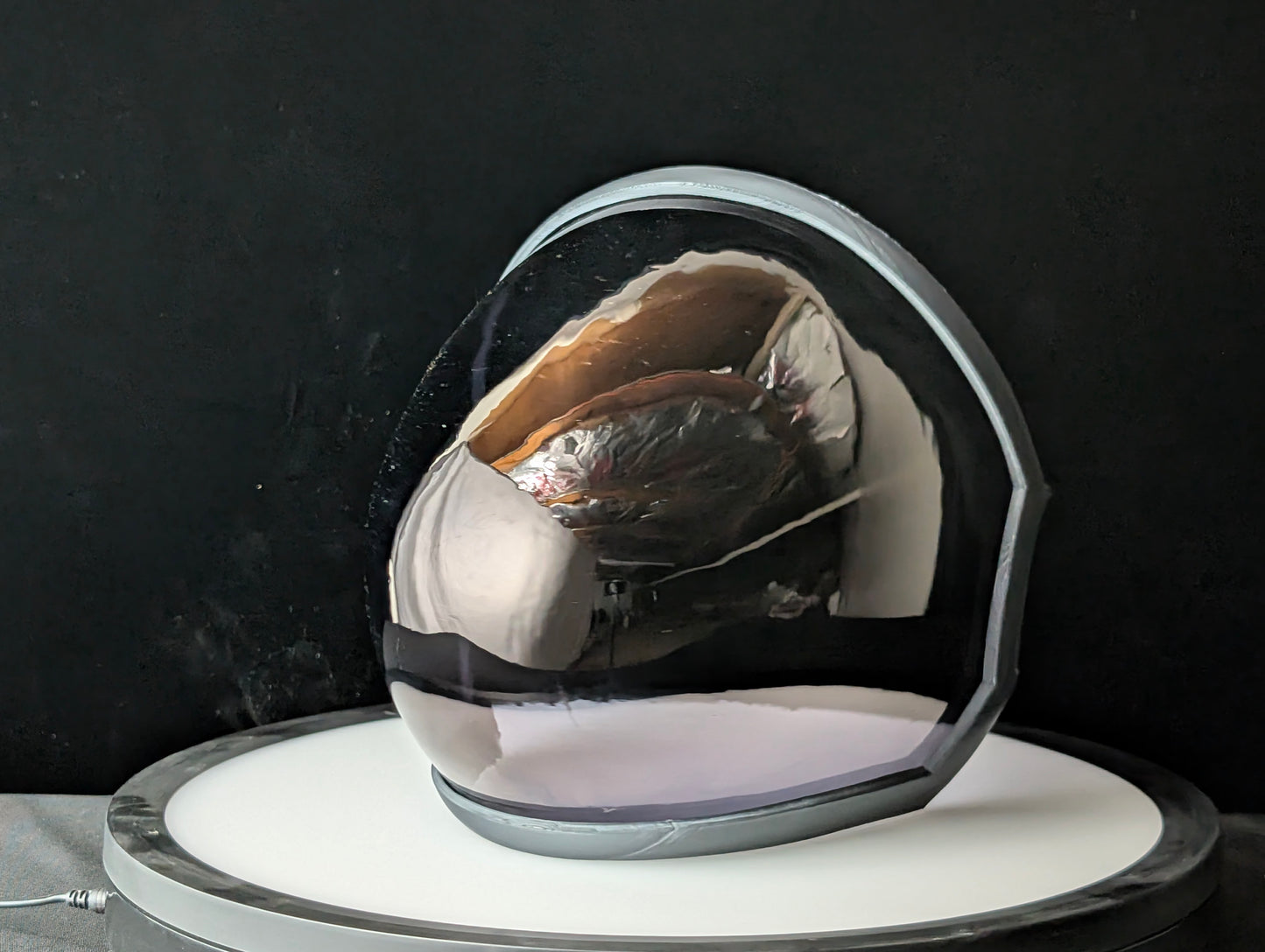 ProtoFrenz Iris (Rounded) Visor — PETG Tinted Black, Magnetic Frame Included