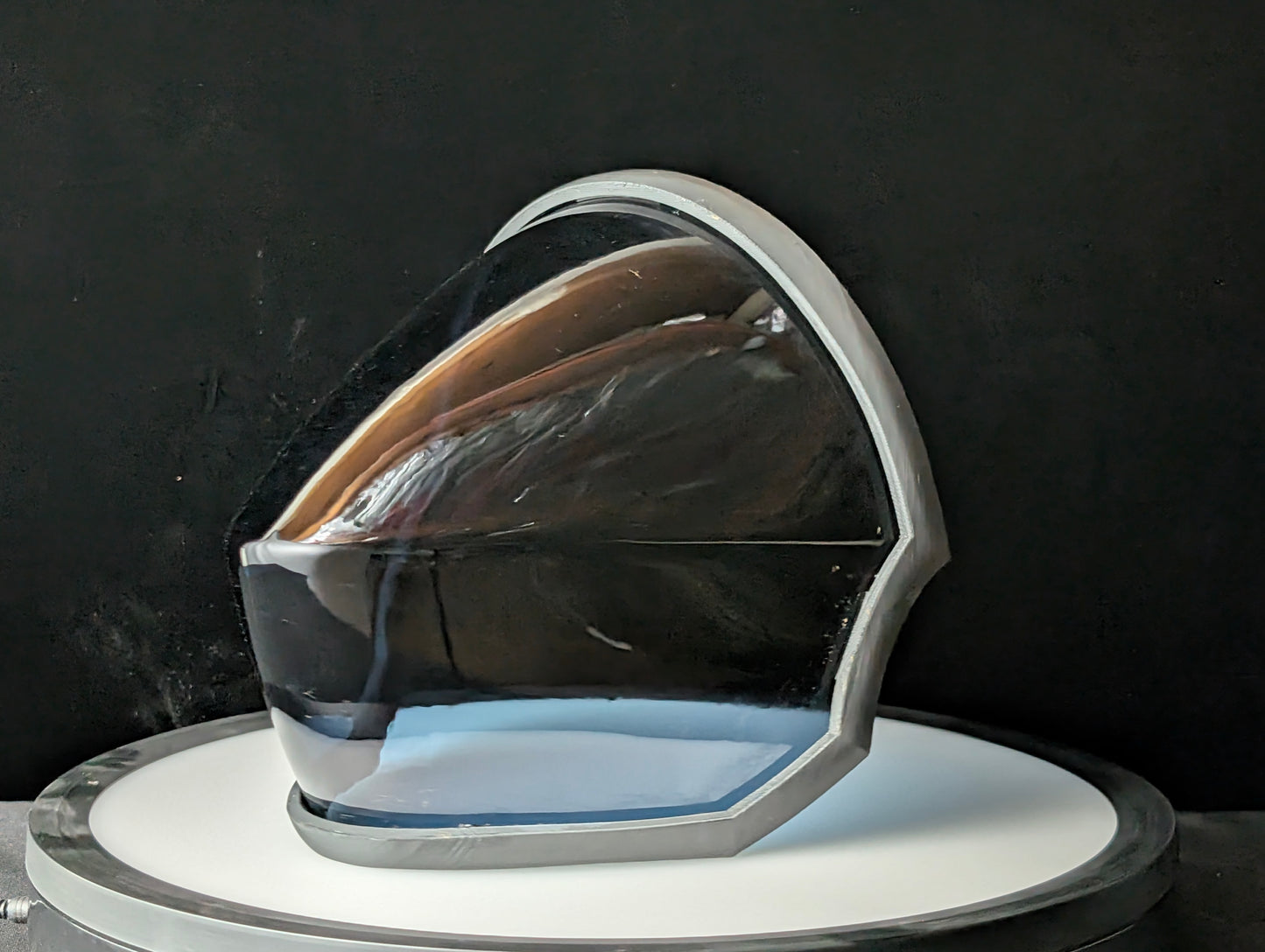ProtoFrenz Nyx (Pointed) Visor — PETG Tinted Black, Magnetic Frame Included