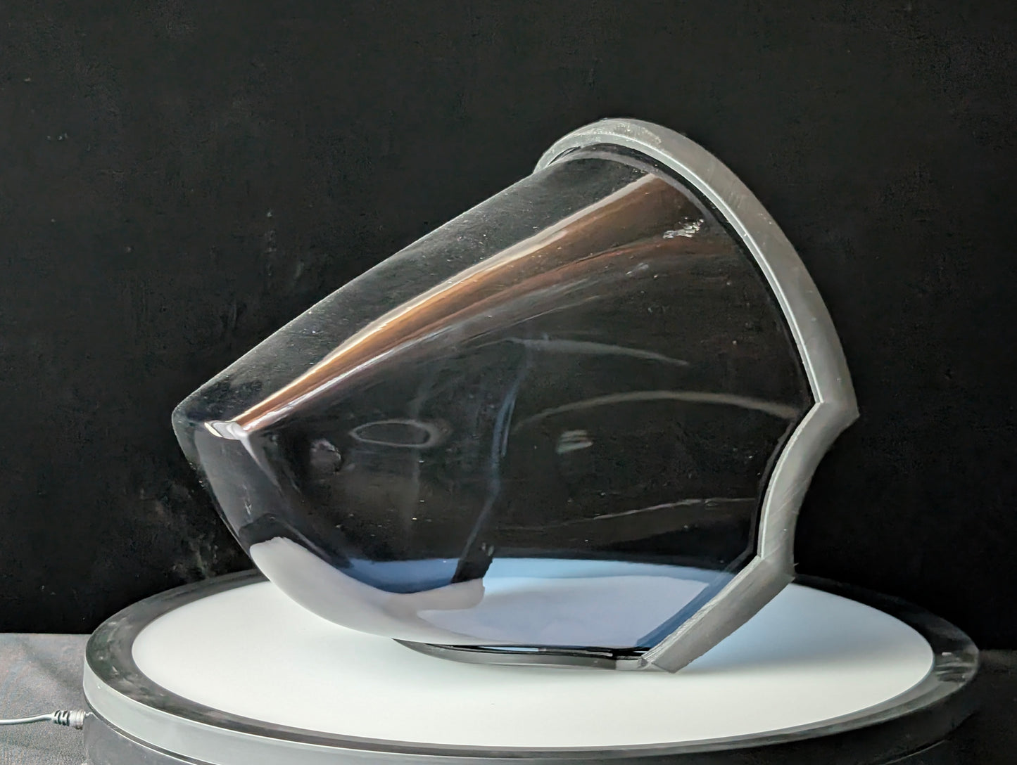 ProtoFrenz Cipher (Squared) Visor — PETG Tinted Black, Magnetic Frame Included