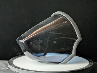ProtoFrenz Cipher (Squared) Visor — PETG Tinted Black, Magnetic Frame Included