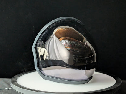 ProtoFrenz Iris (Rounded) Visor — PETG Tinted Black, Magnetic Frame Included