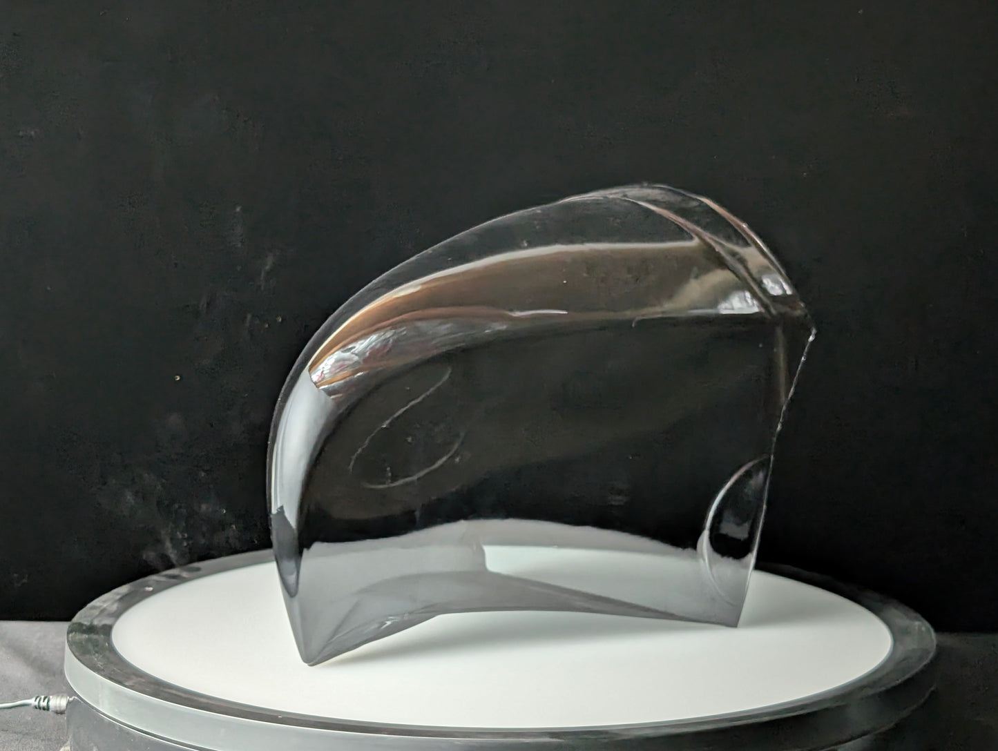 Avian MK3 Protogen Visor — PETG Tinted Black, Magnetic Frame Included, Bird / Raptor Style