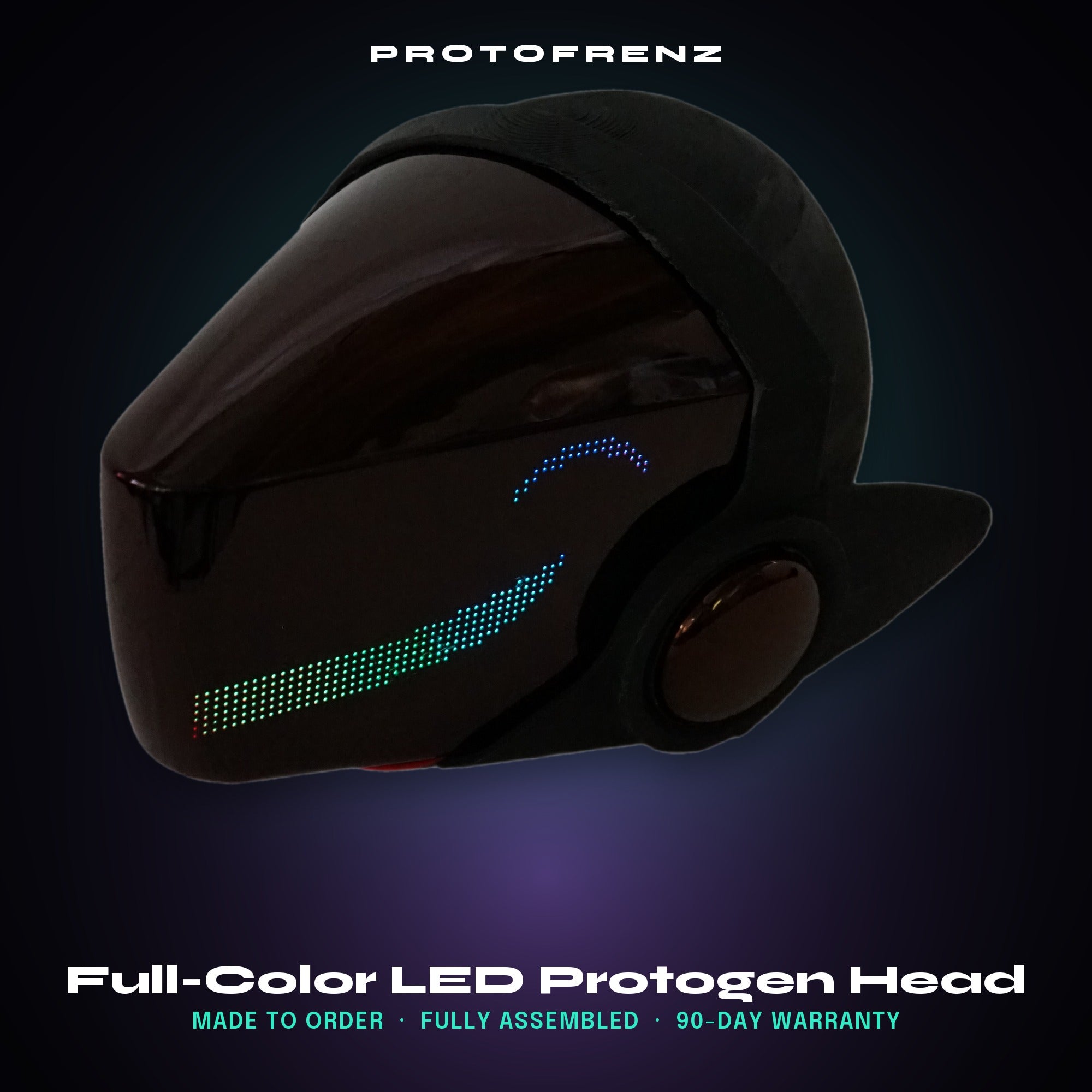 head PROTOSTELLAR 98 170cm ビンディング付き ProtoFrenz Starter MK3 — WF1 App-Controlled Protogen Head