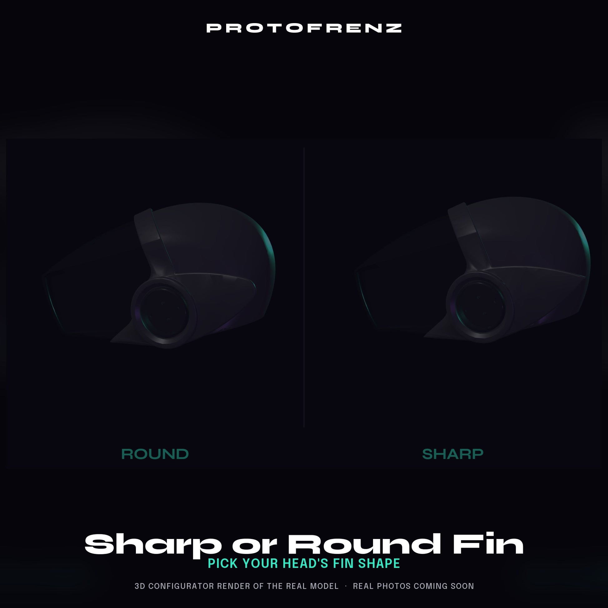 Protogen Head MK3 ProtoFrenz Studio — LED Matrix or Full-Color Panel, Boop Sensor, Talking Mouth, Sensor Kit