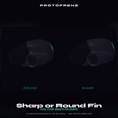 Protogen Head MK3 ProtoFrenz Studio — LED Matrix or Full-Color Panel, Boop Sensor, Talking Mouth, Sensor Kit
