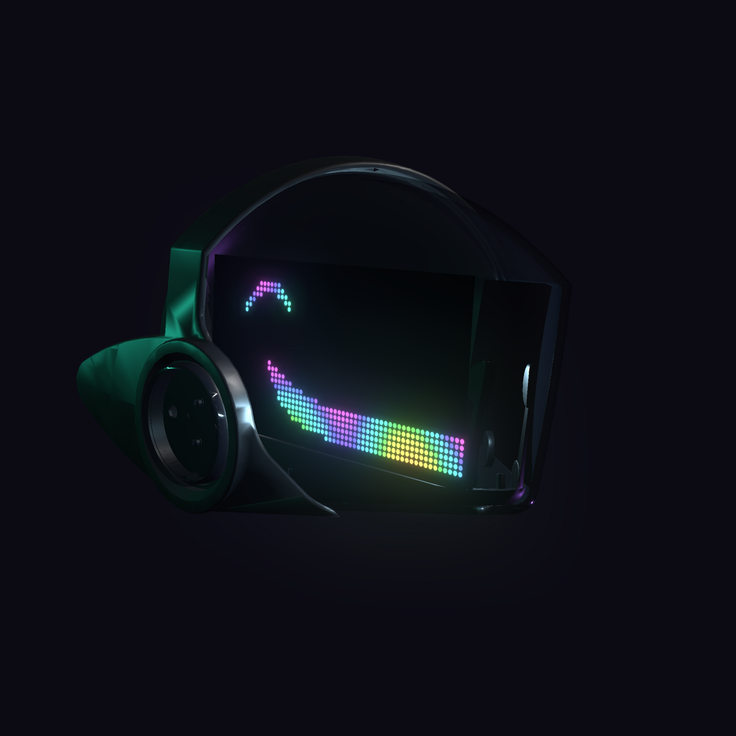 Protogen Head MK3 ProtoFrenz Studio — LED Matrix or Full-Color Panel, Boop Sensor, Talking Mouth, Sensor Kit
